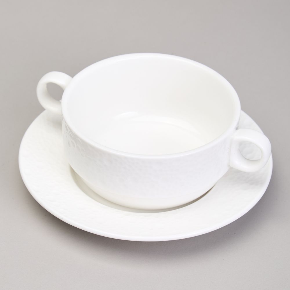 БУЛЬОННИЦА С БЛЮДЦЕМ LEFARD "CAVIER" 280 МЛ (КОР=24НАБ.)