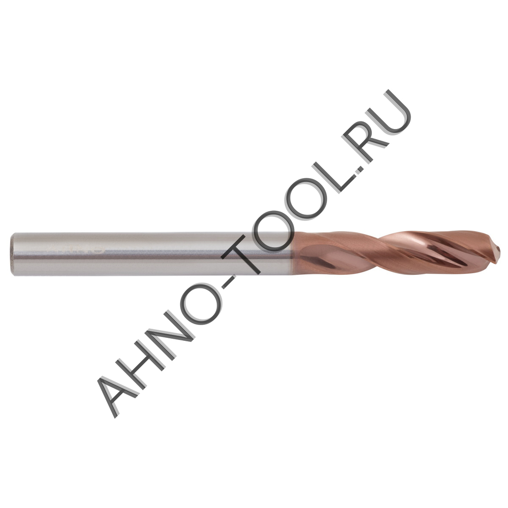 Сверло  5.5мм  твердосплавное 3D без подвода СОЖ. SP-X800030550 VHM AHNO по стали, чугуну, нерж. и ж