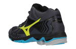 Mizuno Volley Volleyball Shoes Men"s Mid top Black/Yellow