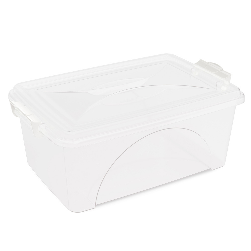 Контейнер 11,5л прямоугольный с ручками 410*275*165мм прозрачный