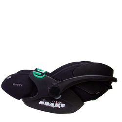 Прогулочная коляска Peppy Amici с автокреслом Verona Black Green рама Gold