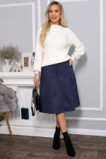 Юбка замшевая Твой идеал (синяя) Ю14583-7М LT Collection