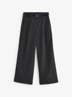 Брюки школьные с высокой талией для девочки Next C90-245, Черный