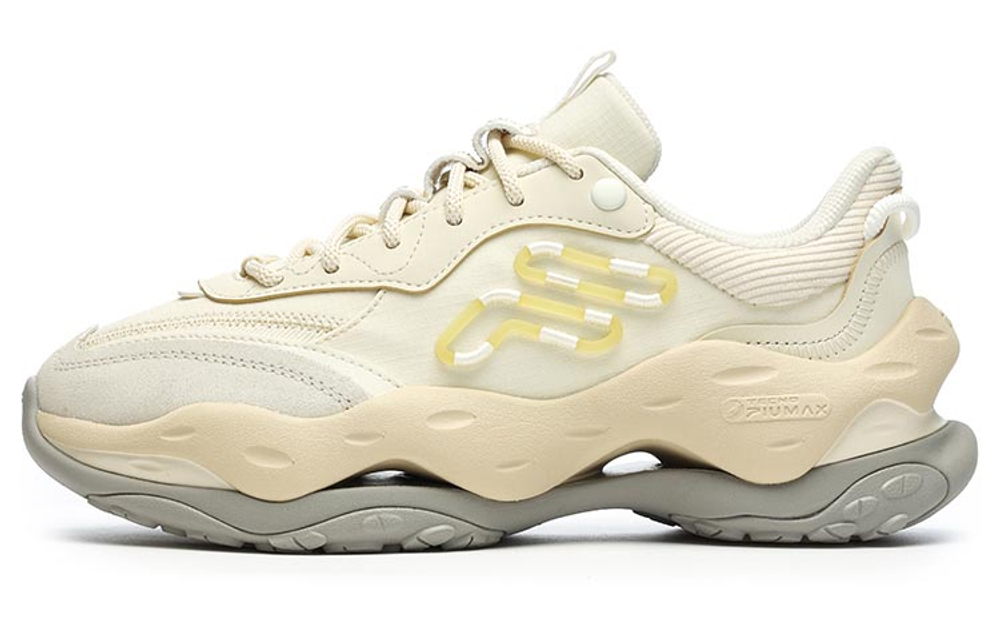 FILA FUSION Cheese Sneakers "Cream White" Women"s