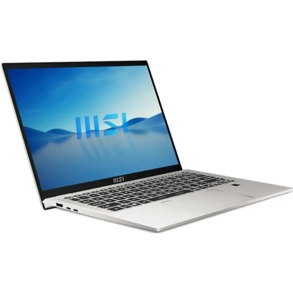 Ноутбук MSI Prestige 14H B12UCX-608US, 14" (1920x1200) IPS/Intel Core i5-12500H/16 ГБ LPDDR5/512 ГБ SSD/NVIDIA GeForce RTX 2050 (4 Гб)/Windows 11 Home, Серебристый (9S7-14F122-608)