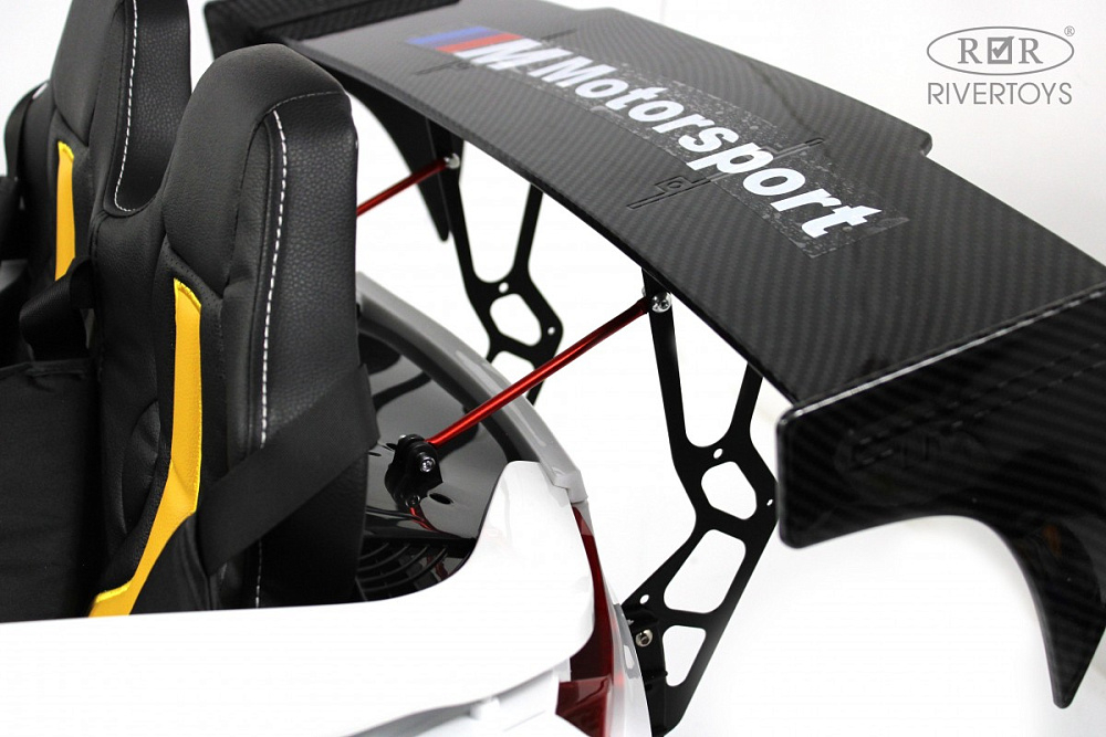 Детский электромобиль RiverToys G007GG белый