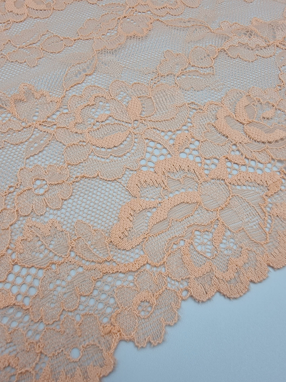 Кружево эластичное оранжевое КС45 (23 см)