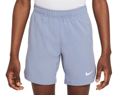 Шорты для мальчика теннисные Nike Boys Court Flex Ace Short - ashen slate/ashen slate/white