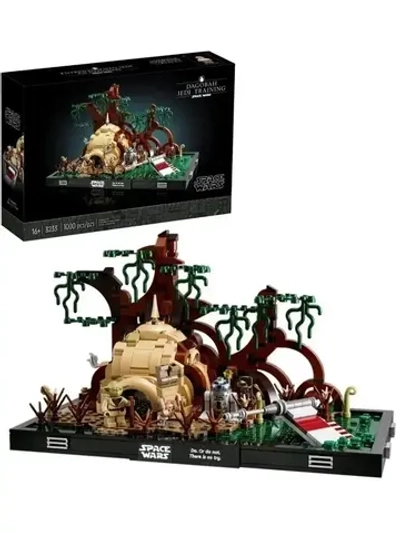 Конструктор Диорама Обучение джедаев на Дагобе 1000 дет 3233