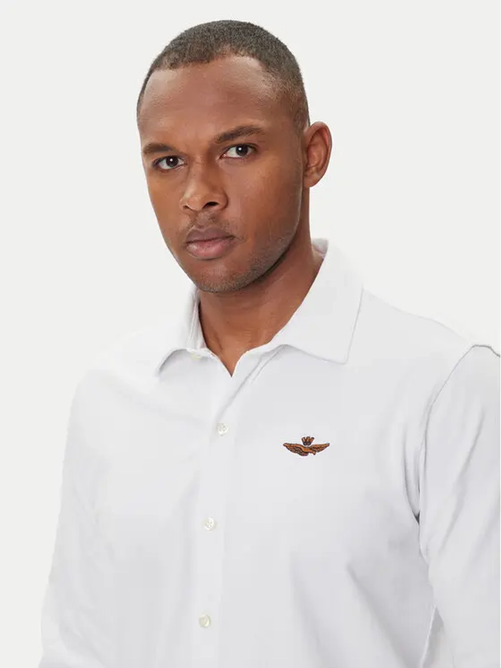 Рубашка муж. AERONAUTICA 1245 белый база