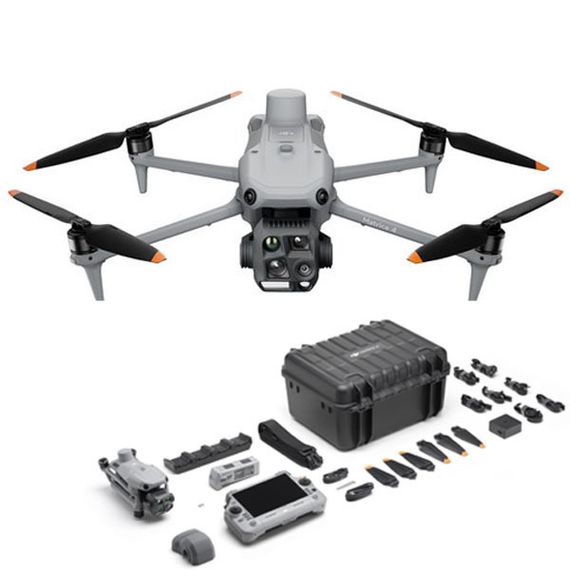 DJI Matrice 4T — промышленный дрон с тепловизором и зум-камерой