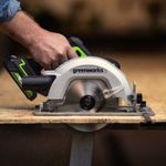 Аккумуляторная циркулярная пила Greenworks GD24CS, 1500907,24v, без АКБ и ЗУ