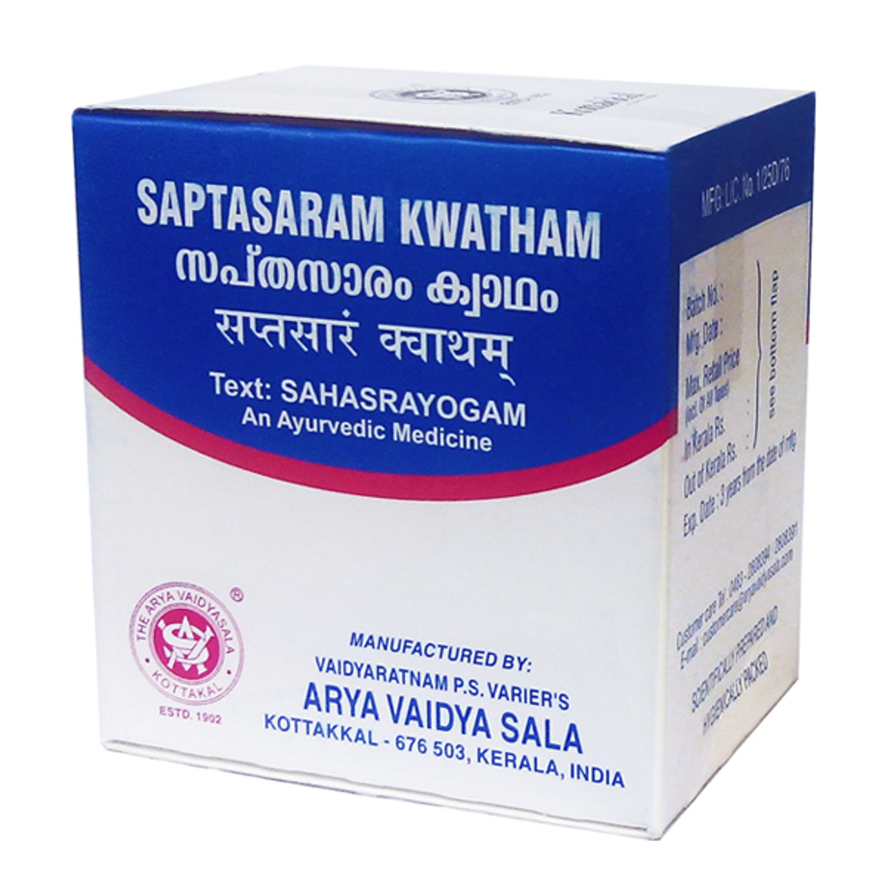 Саптасарам Кватхам Арья Вайдья Сала (Saptasaram Kwatham Arya Vaidya Sala), 100 таблеток
