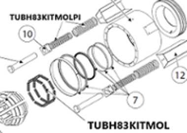 Пружины для открытия кулачков к станкам Tubomatic H83 комплект