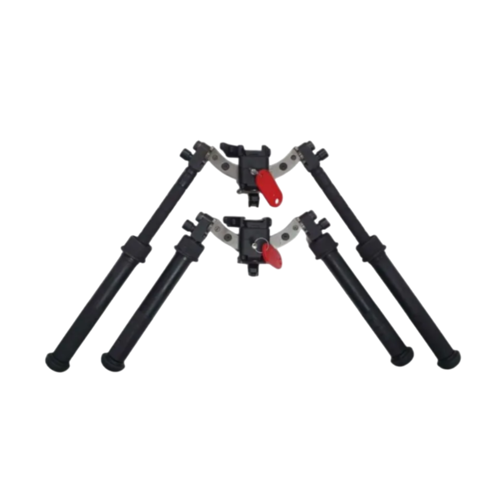 Сошки тактические, модель 30/5-120/250 (аналог Atlas BT35-NC5). Высота 12,5-25 см, на Weaver быстросъемные, поворотные, СПК-СТАН