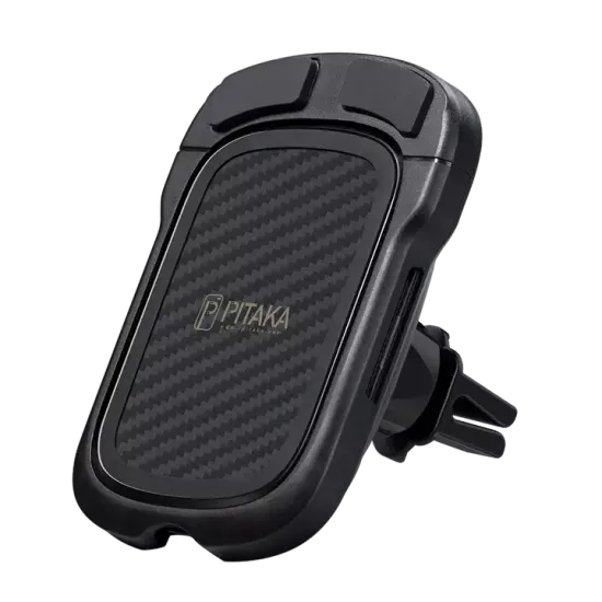 Pitaka MagEZ Mount Qi автомобильное зарядное устройство / магнитный держатель, крепление в решетку , кевлар (арамид)