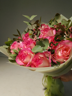 Букет из хризантем и альстромерии (С0033)