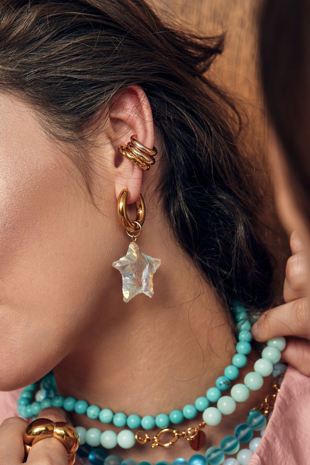 Подвеска Звезда Pearly ( big )