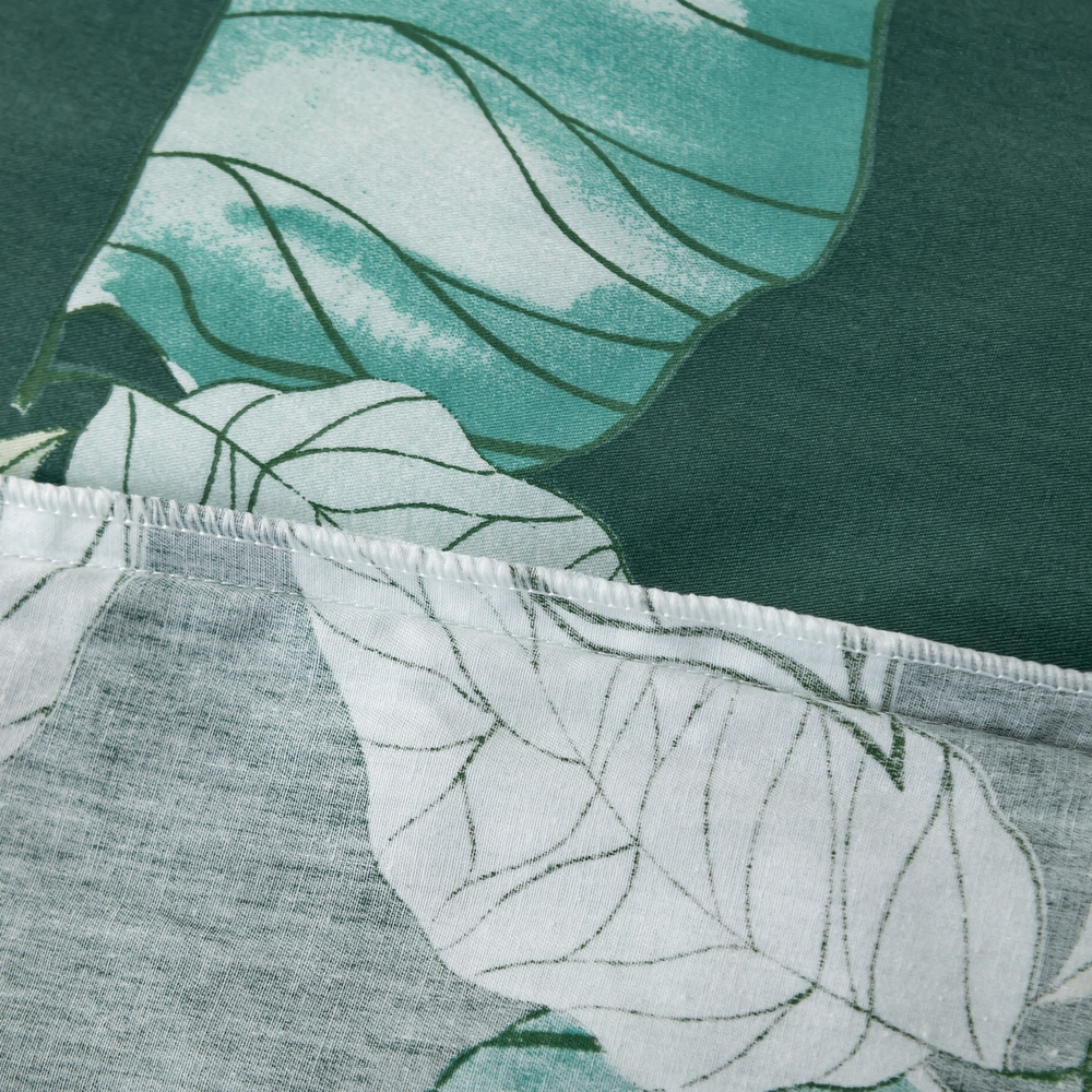 КПБ Делюкс Сатин 100% хлопок на резинке LR500, 2 спальный, наволочки 50-70 2 шт, простынь 160*200*25