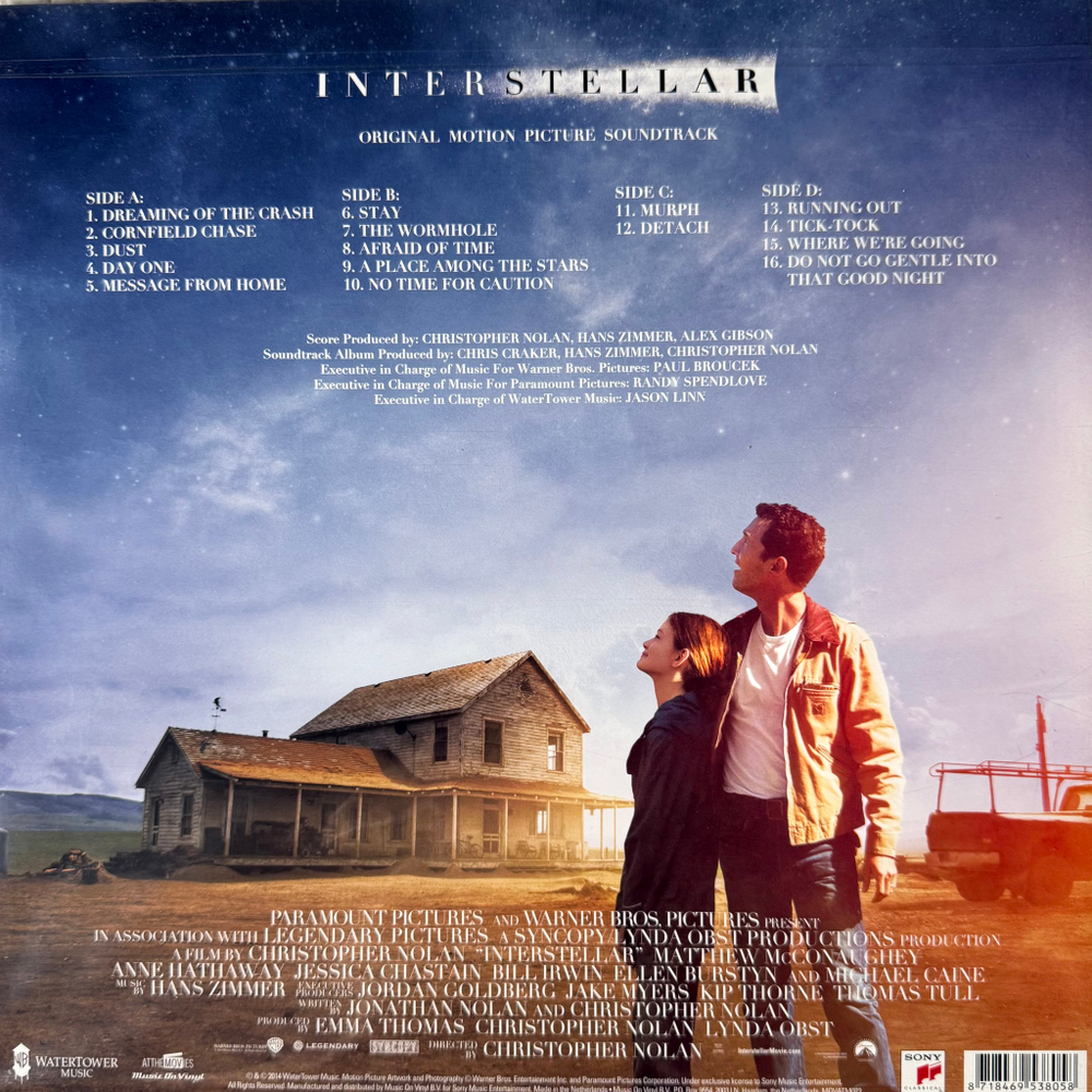 Виниловая пластинка Hans Zimmer ‎– Interstellar 2LP