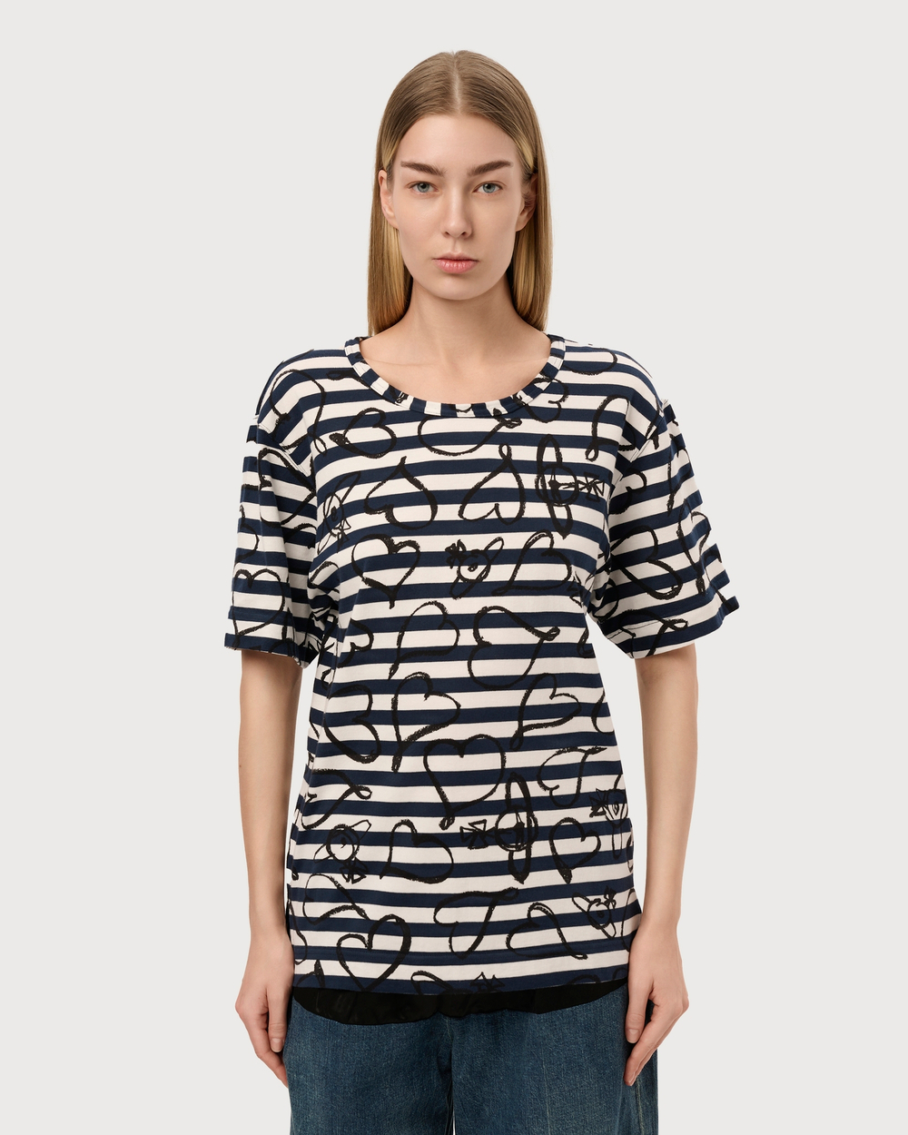 VIVIENNE WESTWOOD RED LABEL ФУТБОЛКА В ПОЛОСКУ