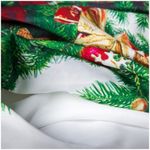 Ель декоративная Bondibon "Самая компактная елка "Штора - Новогодняя елка", 140*230см