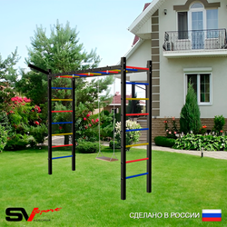 Уличная шведская стенка Sv Sport рукоход У5031 (Деревянные/Кронш бокс)