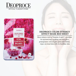 Deoproce Color Synergy Effect Sheet Mask маска тканевая с натуральными экстрактами