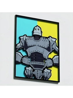 3D Картина по номерам из дерева Железный Гигант, 23x30 см