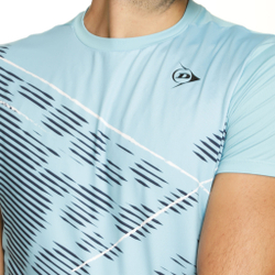 Мужское теннисное поло Dunlop Game 1 T-Shirt Men - Light Blue