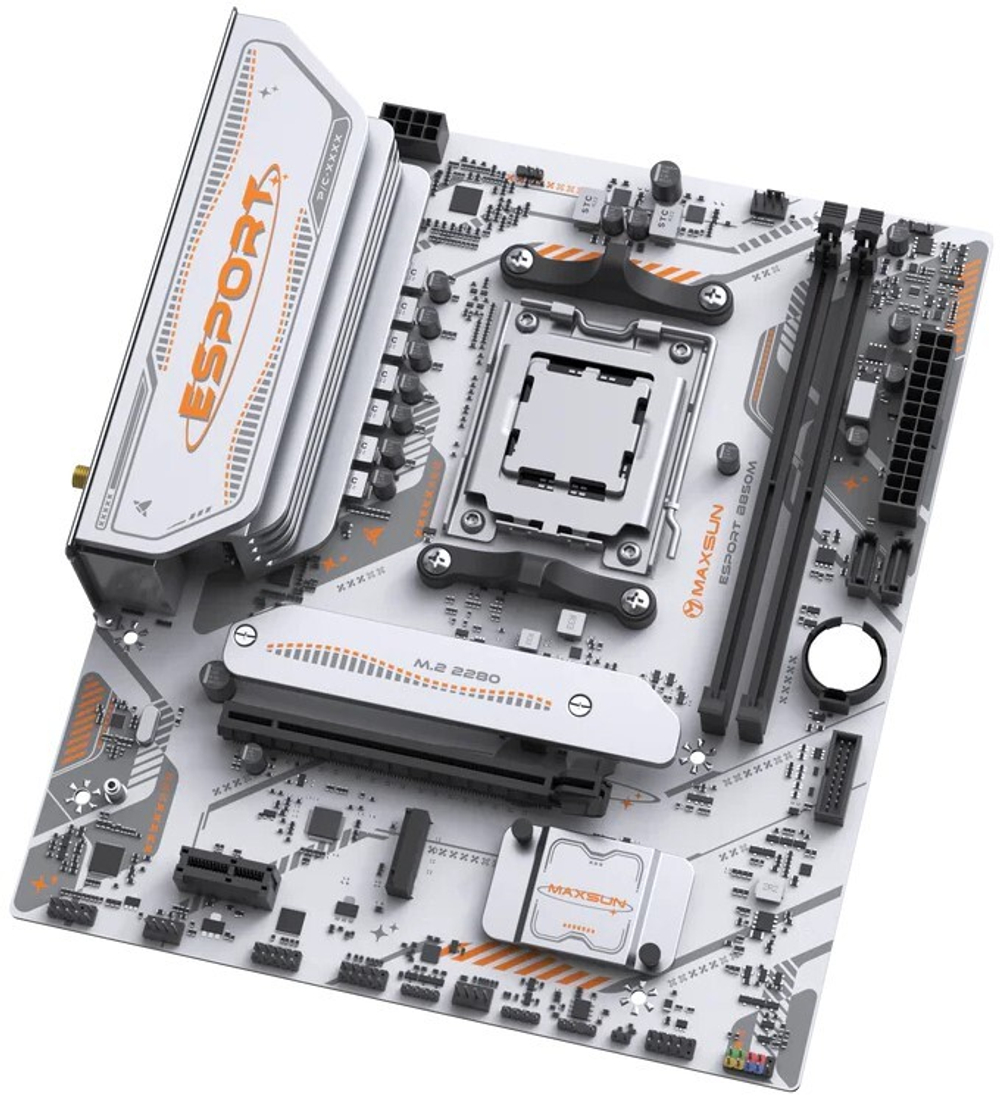 Материнская плата mATX MAXSUN MS-eSport B850M WIFI ICE