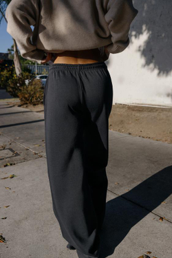 ZARA БРЮКИ ПРЯМОГО КРОЯ ИЗ МЯГКОЙ ТКАНИ, УГОЛЬНЫЙ