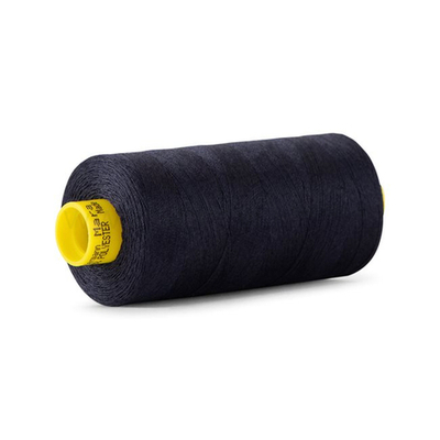 Нитка Gutermann Mara 120 (1000 метров), 1 кат., универсальная | 387 чернильно-черный