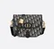 Сумка Dior Bobby синий жаккард Oblique