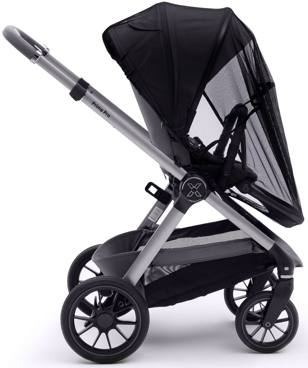 Коляска Agex Prima Pro 3 в 1 с автокреслом i-Safe S Grey APS214 Sora серый