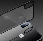 Защитное стекло iPhone XS Max Black cover +защ.пленка камеры Gray Totu