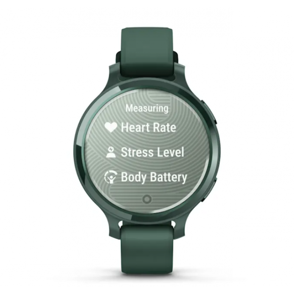 Умные часы Garmin Lily 2 Active цвета Jasper с зеленым силиконовым ремешком