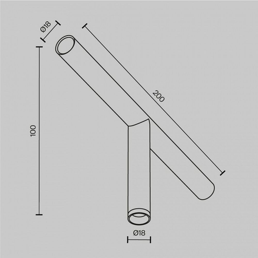 Модульный светильник Maytoni Focus LED C102CL-3W3-6K-BS