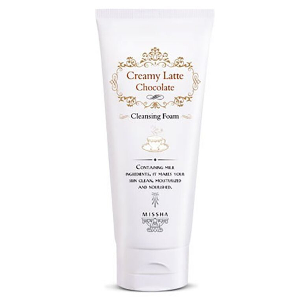 Missha Creamy Latte Cleansing Foam Chocolate шоколадно-молочная пенка для умывания