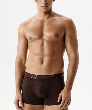 Трусы мужские боксеры (3шт) Atlantic 3MH-231, бамбук, бежевый + коричневый + сине-зеленый