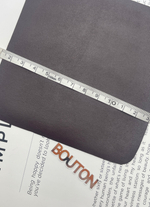 Термоаппликация "BLITZ" Термозаплатка "квадрат" кожзам, замша 12х12 см 02 кожзам т.коричневый