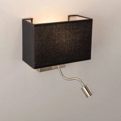 Citiluх Декарт CL704301 Бра с чёрным абажуром и диммером