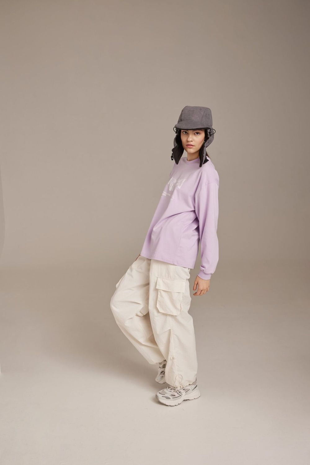 Лонгслив Called a Garment Climber Лавандовый