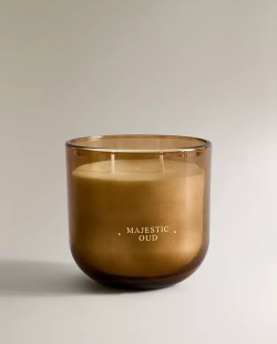 ZARA HOME АРОМАТИЧЕСКАЯ СВЕЧА MAJESTIC OUD (400 Г)