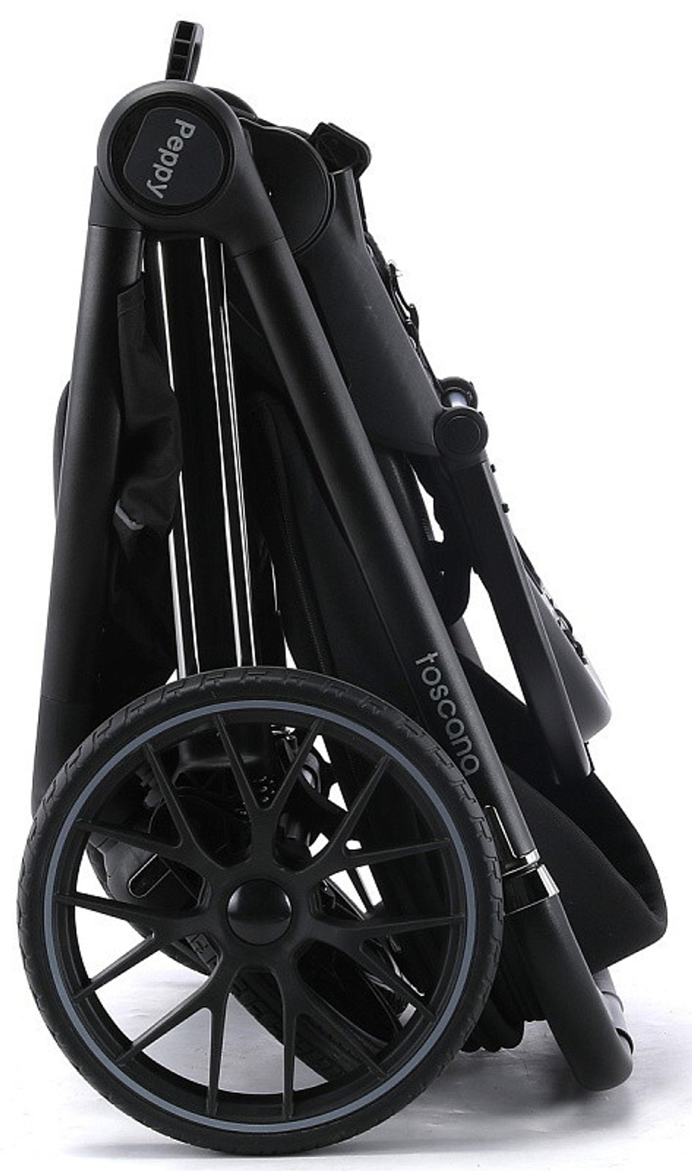 Детская коляска Peppy Toscana 3 в 1 с автокреслом Verona Beige Black черный