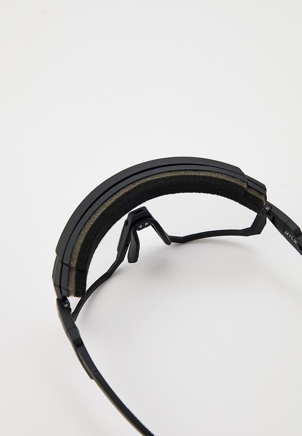 Спортивные очки с диоптриями HILX Samurai / Matt Solid Black / Black Polarized Lens + Clear Lens