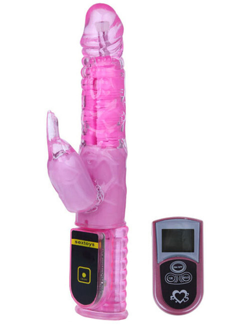 Ротационный вибратор Agent 007 с дистанционным пультом (Цвет: розовый)