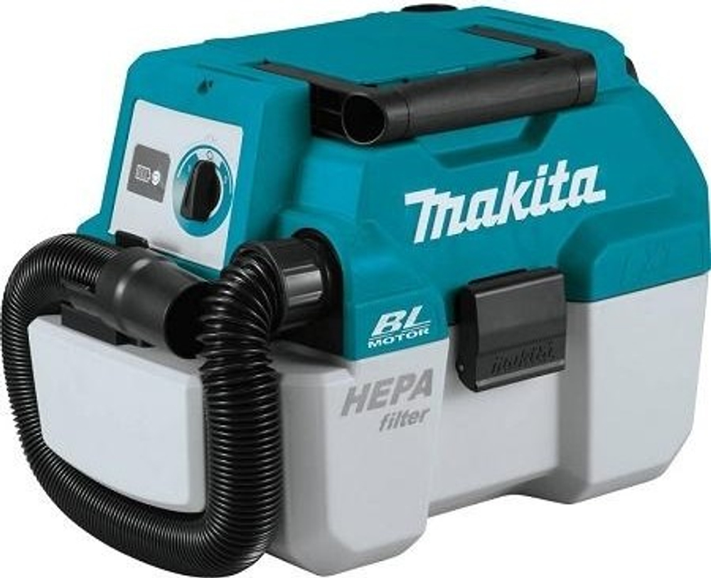 Строительный пылесос MAKITA DVC 750 LZ с бесщеточным двигателем без АКБ и ЗУ DVC750LZ