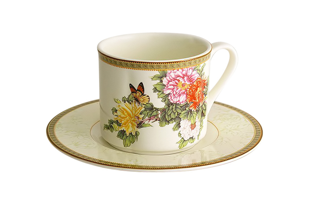 Чашка с блюдцем Японский сад IMARI