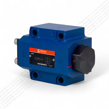 SL20PA1-40 - Гидрозамок для монтажа на плиту Ду20, дренаж - L = есть, А = с предварительным открытием (стандартный вариант), давление открытия 2,5 бар